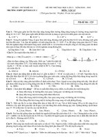 ĐỀ THI THỬ ĐH-CĐ 2011 LẦN 1 ( QUỲNH LƯU 1)