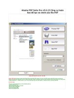 Aloaha PDF Suite Pro v5.0.15 Công cụ hoàn hảo để tạo và chỉnh sửa file PDF