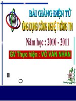 BÀI 6: Giúp HS giải toán qua INTERNET