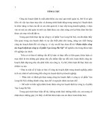 Hoàn thiện công tác hoạch định tại công ty cổ phần Vạn Long Hà Nội