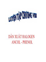 Luyen tap dan xuat halogen - AnCol - Phenol