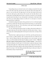 luận văn khoa kế toán dh  thương mại Phân tích hiệu quả sử dụng vốn kinh doanh tại Công ty Cổ phần Telematic