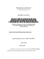 Vận dụng tư tưởng Hồ Chí Minh về đạo đức trong giáo dục đạo đức cách mạng cho đội ngũ đảng viên ở huyện Hương Sơn, tỉnh Hà Tĩnh trong giai đoạn hiện nay