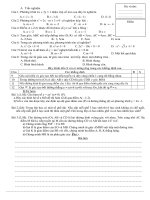 Đề 8 tuần HKII tỉnh NAM ĐỊNH 10-11