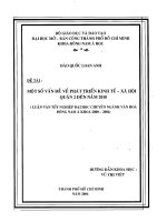 Một số vấn đề về phát triển kinh tế - xã hội quận 2 đến năm 2010