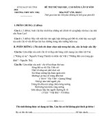 ĐỀ THI THỬ MÔN VĂN LẦN 2 (2011)