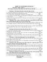 PHIẾU TỰ CHẤM ĐIỂM, ĐÁNH GIÁ XÂY DỰNG TRƯỜNG HỌC THÂN THIỆN, HỌC SINH TÍCH CỰC