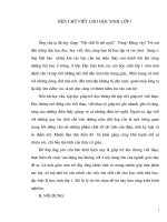 SKKN RÈN CHỮ VIẾT CHO HỌC SINH LỚP 1