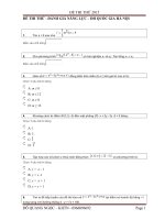 ĐỀ THI ĐÁNH GIÁ NĂNG LỰC MÔN VẬT LÍ 12