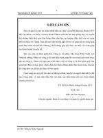 Đánh giá mức độ hài lòng của nhân viên tại Công ty Cổ phần tập đoàn Thái Tuấn ( Chuyên đề tốt nghiệp  Trường Đại Học Kinh Tế )