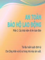 An Toàn LAo động Trong Công Nghiệp