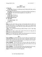 tiết 27 :kiểm tra 1 tiết lí 7