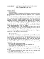 KINH NGHIỆM SÁNG KIẾN GIÚP HỌC SINH LỚP MỘT CÓ THÓI QUEN GIỮ VỞ SẠCH- RÈN CHỮ ĐẸP