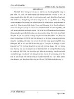 luận văn khoa kế toán dh  thương mại Kế toán tài sản cố định hữu hình tại Công ty cổ phần Hóa Chất Sao Việt