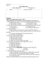 Đề kiểm tra 1 tiết Văn 9