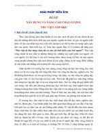 Sáng kiến kinh nghiệm XÂY DỰNG VÀ NÂNG CAO CHẤT LƯỢNG  THƯ VIỆN LỚP HỌC