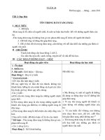 giáo án lớp 3 HKII