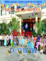 TRE NGÀ BÊN LĂNG BÁC