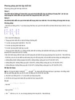 Vật Lí 10 -Phương pháp giải bài tập chất khí