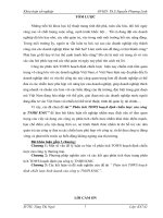 Phân tích TOWS hoạch định chiến lược của công ty TNHH KNIC