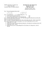 ĐỀ KT GIỮA KỲ II TOÁN 9 2010 - 2011