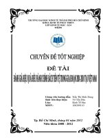 Đánh giá hiệu quả điều hành chính sách tiền tệ trong giai đoạn 2001-2012 tại Việt Nam