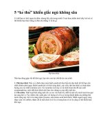 5 “kẻ thù” khiến giấc ngủ không sâu