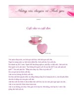 Café sữa vs café đen