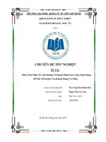 Phân tích nhân tố ảnh hưởng tới quyết định lựa chọn ngân hàng để gửi tiết kiệm của khách hàng cá nhân ( Chuyên đề tốt nghiệp  TP.HCM  Trường Đại Học Kinh Tế )