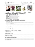 De thi hoc sinh Gioi mon Tieng anh 4