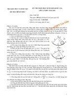 Đề thi chọn HSG Quốc gia 2011 môn Lý