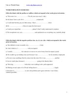 tài liệu ôn thi môn anh 10