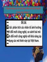 Quản trị công nghệ: So sánh hai mô hình đổi mới công nghệ và khả năng áp dụng tại Việt Nam