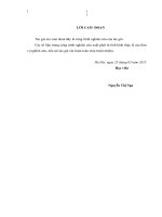 Thẩm định tài chính dự án đầu tư tại Ngân hàng Thương mại Cổ phần Quân Đội – chi nhánh Ba Đình