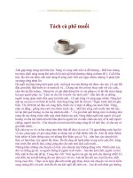 Tách cà phê muối