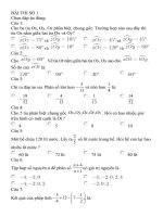 Đề thi Violympic Toán 6 - vòng 15