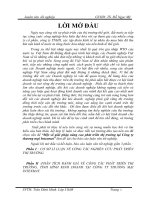 báo cáo thực tập: Một số giải pháp nâng cao phát triển thị trường tại Công ty thương mại Intexmat