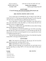 QĐ Quy chế chi tiêu nội bộ phần chế độ CTP