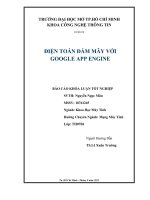 Điện toán đám mây với Google App Engine