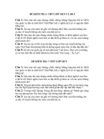 đề kiểm tra 1 tiết và học kì 2 sử 10