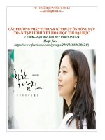 Lý thuyết hóa học tổng lực ôn thi quốc gia PTTH