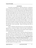 báo cáo thực tập Hoàn thiện kế toán nguyên vật liệu tại công ty Cổ Phần May Đông Mỹ Hanosimex