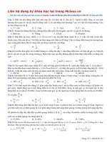 TỔNG HỢP 5 LẦN THI THỬ ĐẠI HỌC 2015 MÔN VẬT LÍ CÓ ĐÁP ÁN