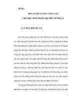 Sáng kiến kinh nghiệm MỘT SỐ KINH NGHIỆM DẠY PHẦN LUYỆN NÓI PHÂN MÔN HỌC VẦN Ở LỚP 1A1 TRƯỜNG TIỂU HỌC TÂN PHƯỚC A