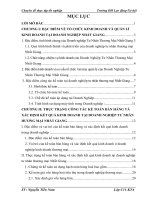 báo cáo thực tập Hoàn Thiện Kế toán tiêu thụ và xác định kết quả kinh doanh