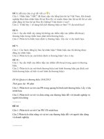 đề thi quản trị thương hiệu