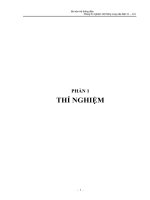 Bài thí nghiệm cung cấp điện