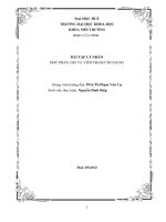 Bài tập cá nhân học phần GIS và viễn thám ứng dụng