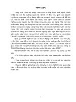 Phân tích cầu và một số giải pháp mở rộng thị trường tiêu thụ sản phẩm sữa bột của công ty TNHH Thái Giang Sơn trên địa bàn miền Bắc đến năm 2020