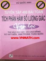 Tích phân Lượng giác P1